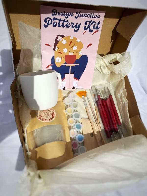 Design Junction, Pottery Kit, Ceramic pottery kit, ceramics, bisque ware, pottery painting kit