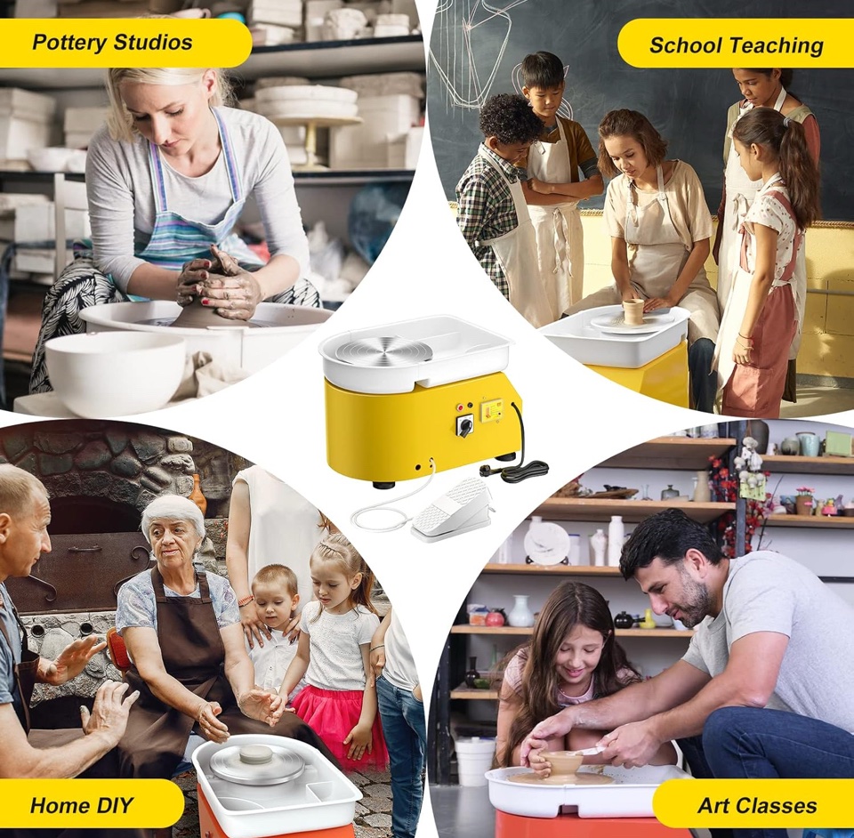 Pottery Wheel - Yellow 350W - Image 4