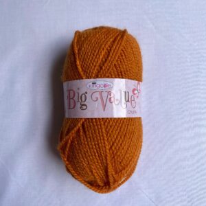 King Cole Big Value Chunky Yarn - Burnt Orange