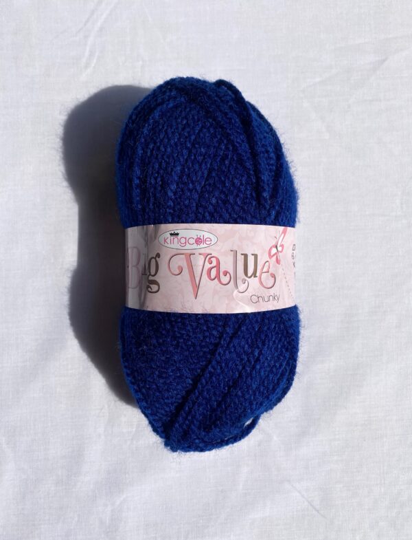 King Cole Big Value Chunky Yarn - Navy