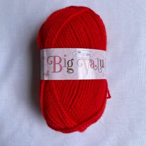 King Cole Big Value Chunky Yarn - Red