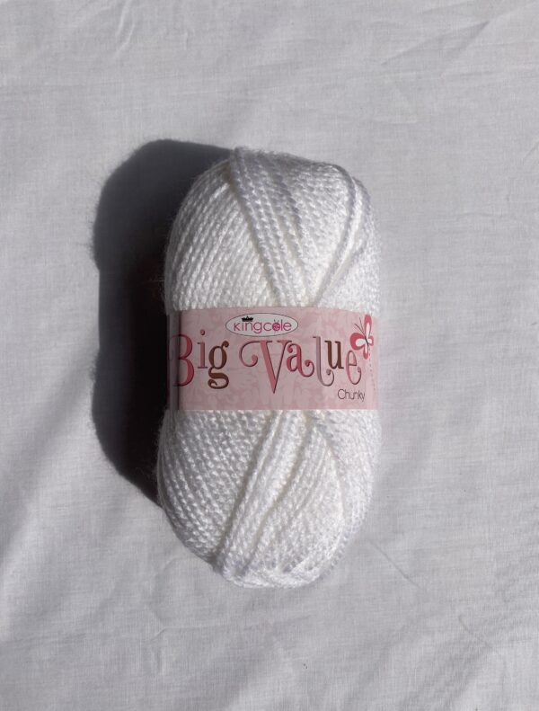 King Cole Big Value Chunky - White 822